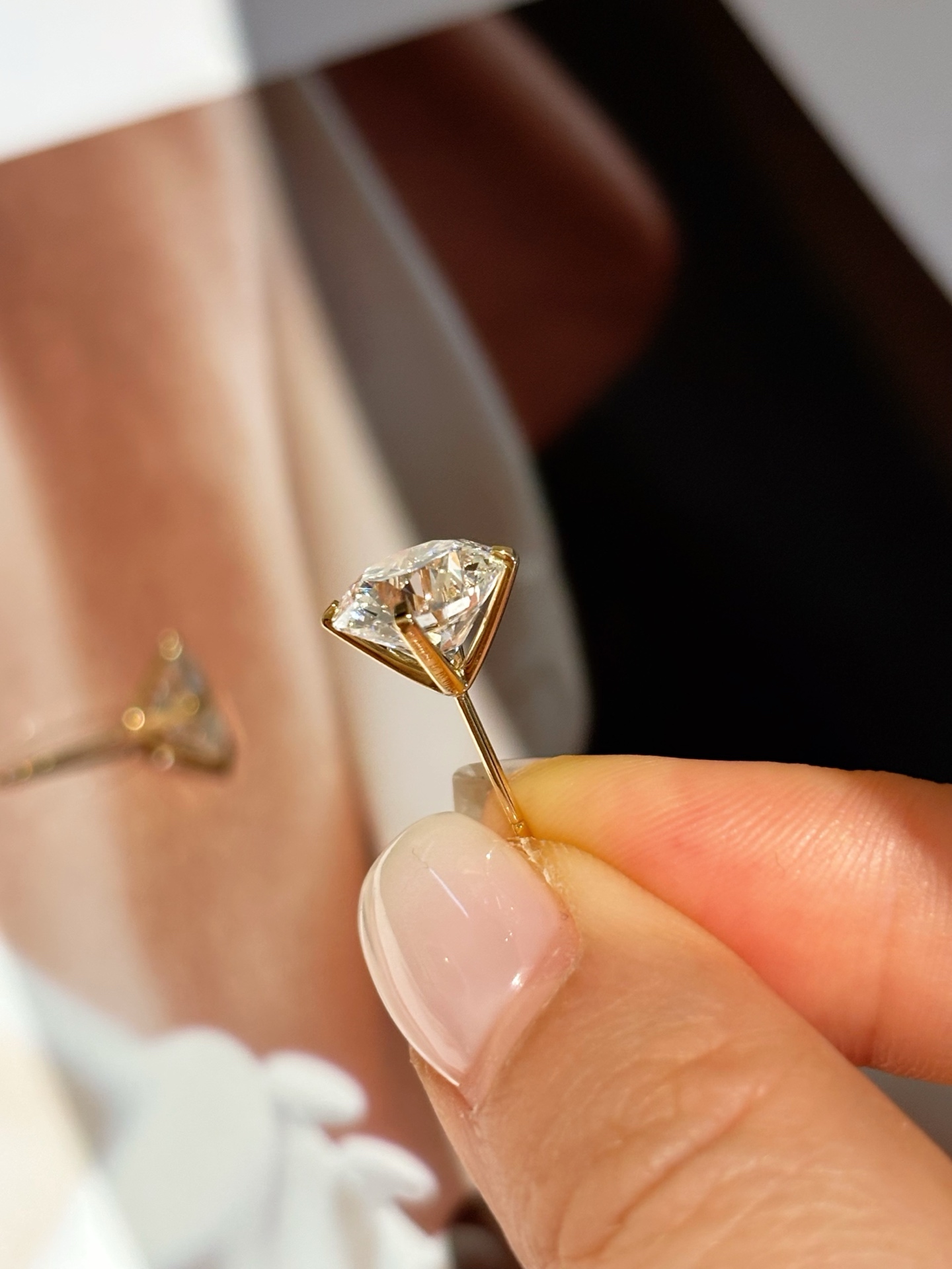 6.11ctw L.G.D Earring