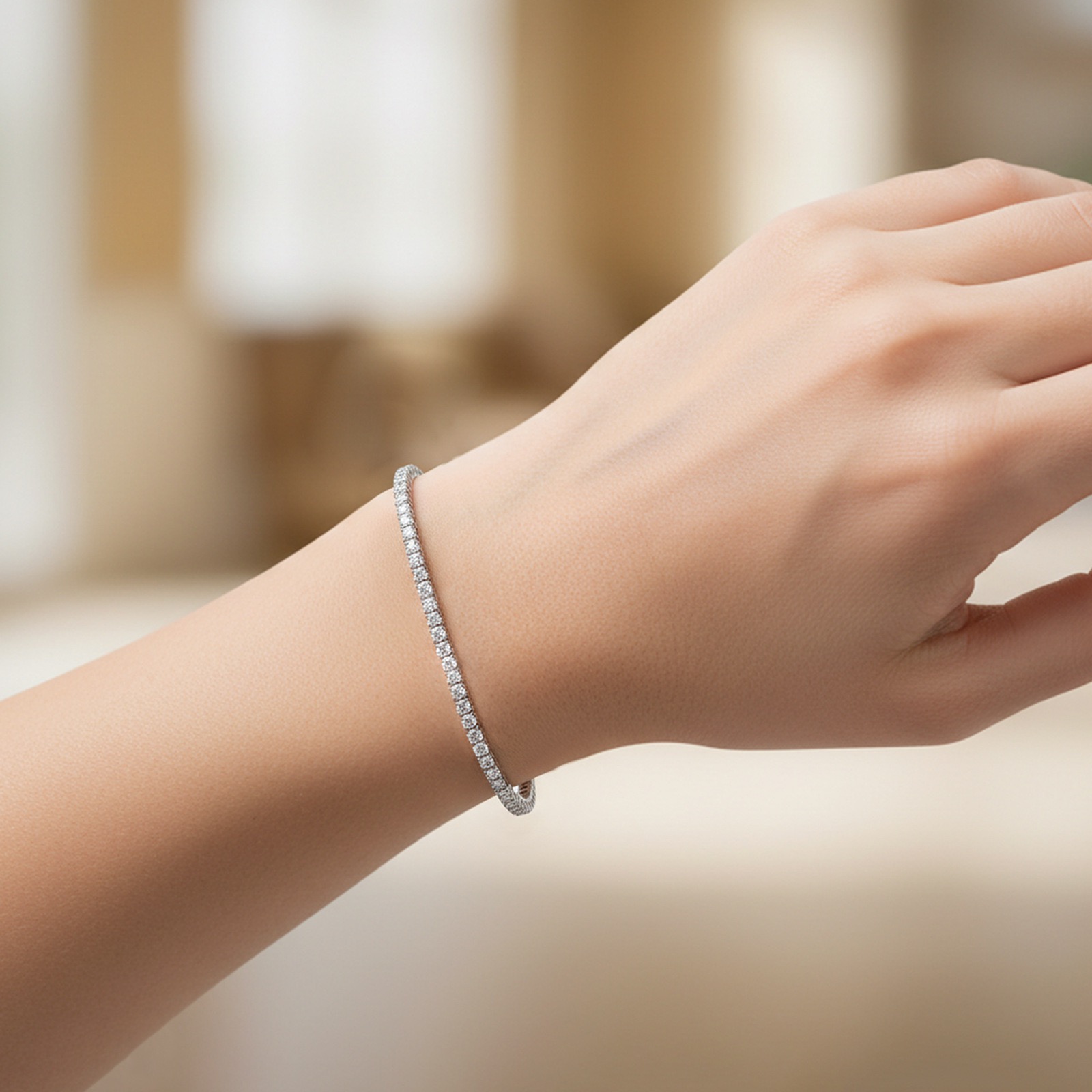 2.0-Pointer Vvs tennis bracelet