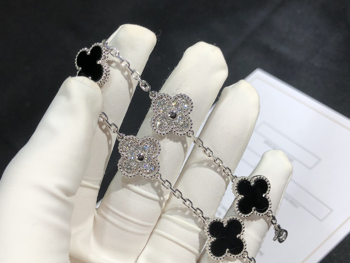 Black-Onxy Diamond Bracelet