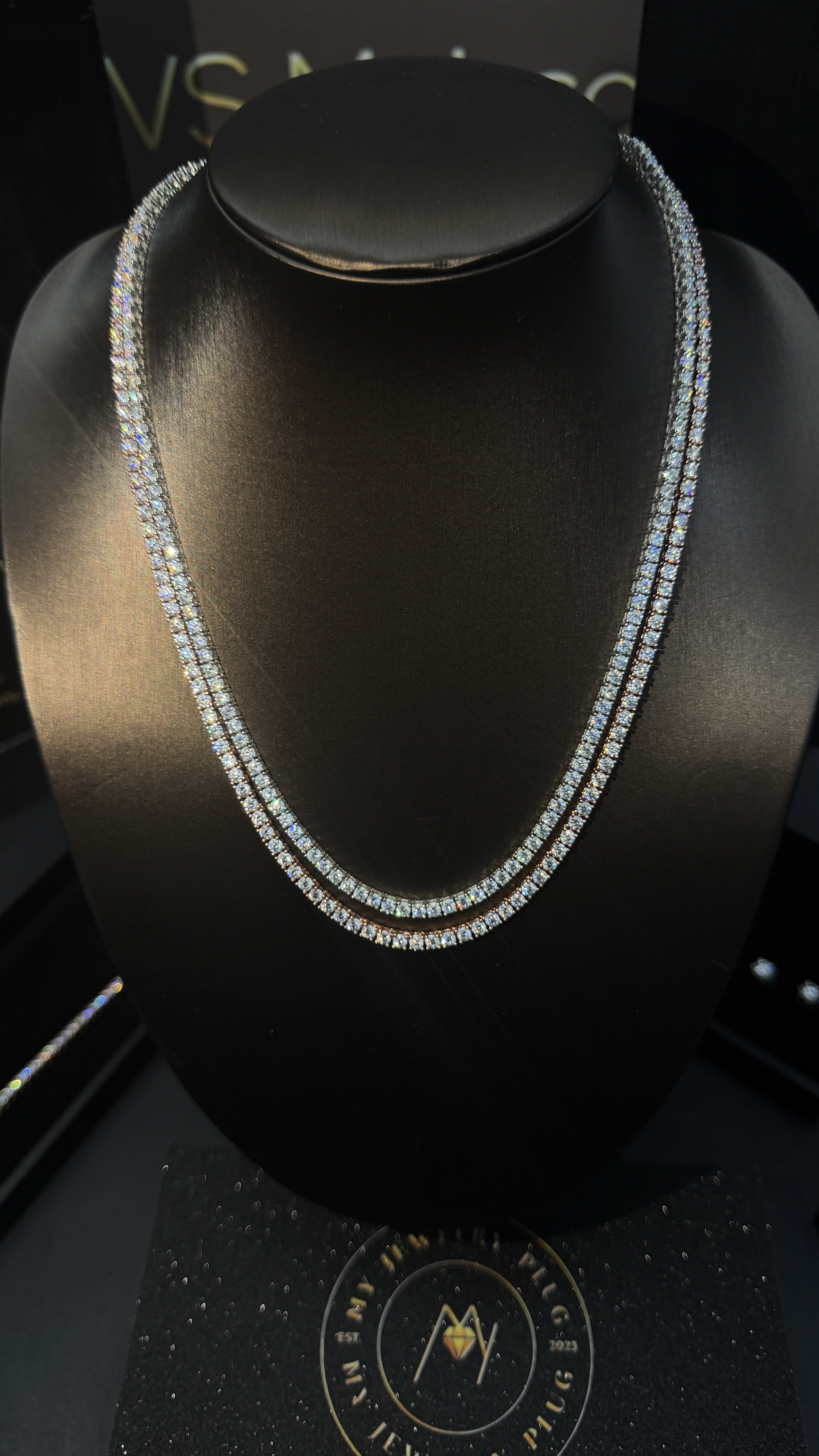 3.0-Pointer Tennis Necklace