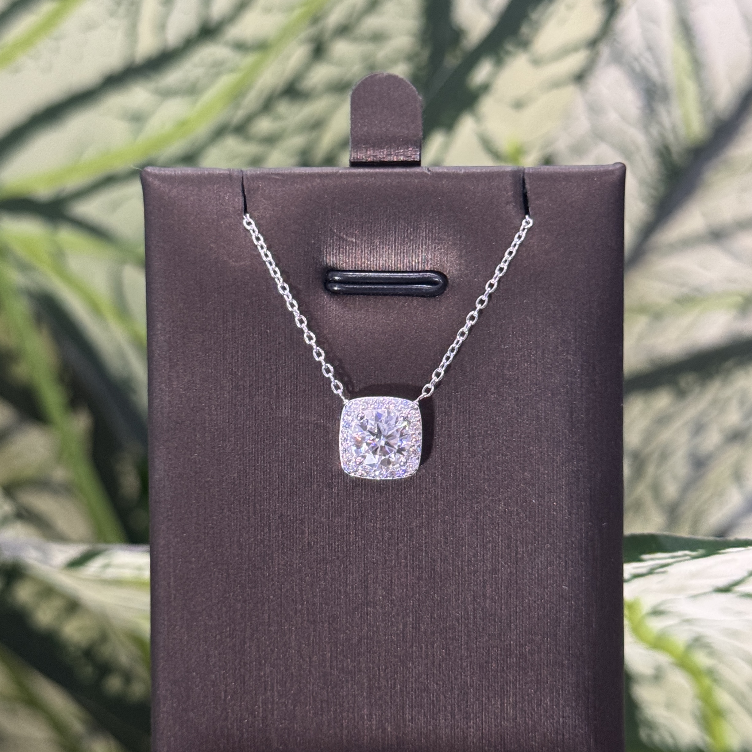 Brilliant Square Necklace