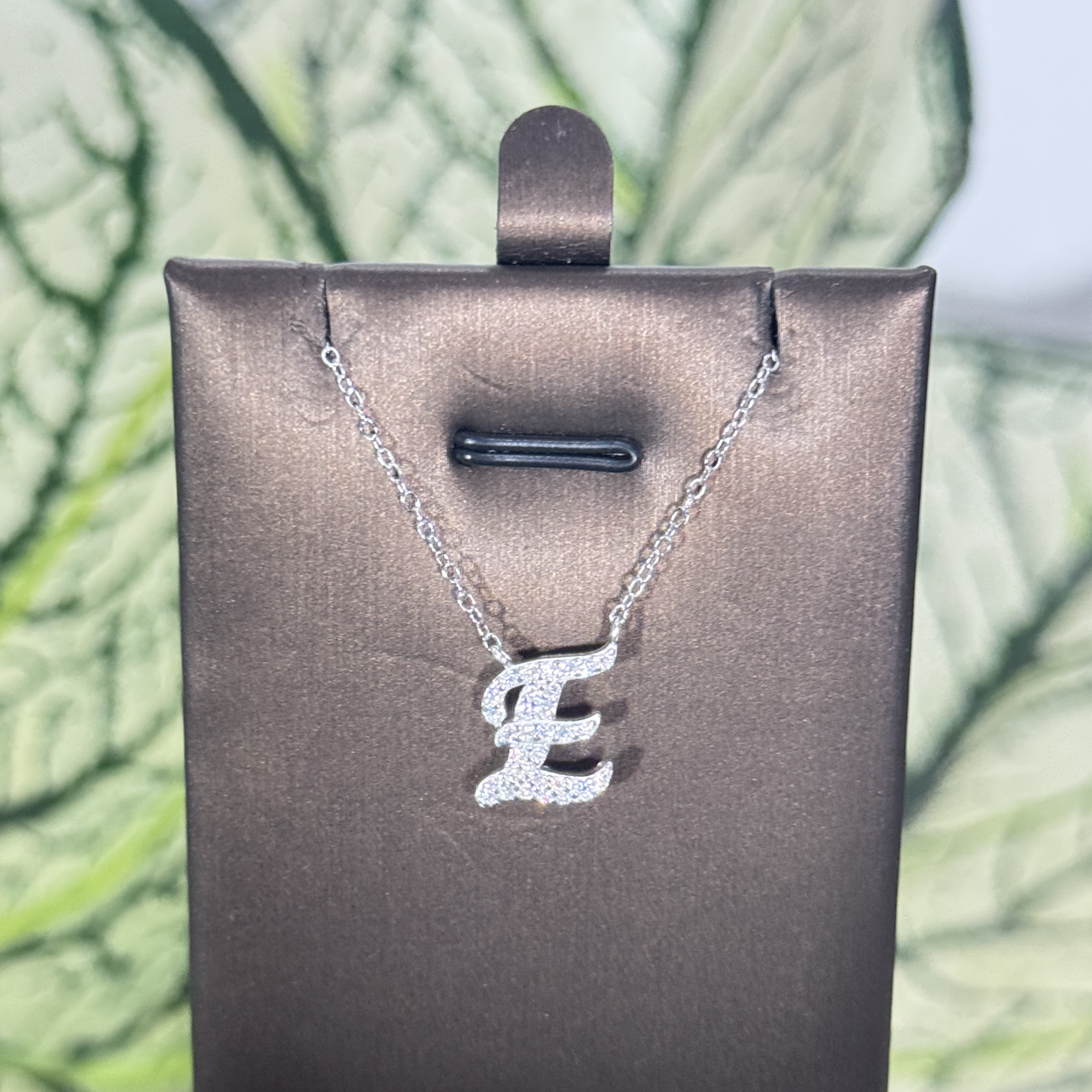 E Initial necklace