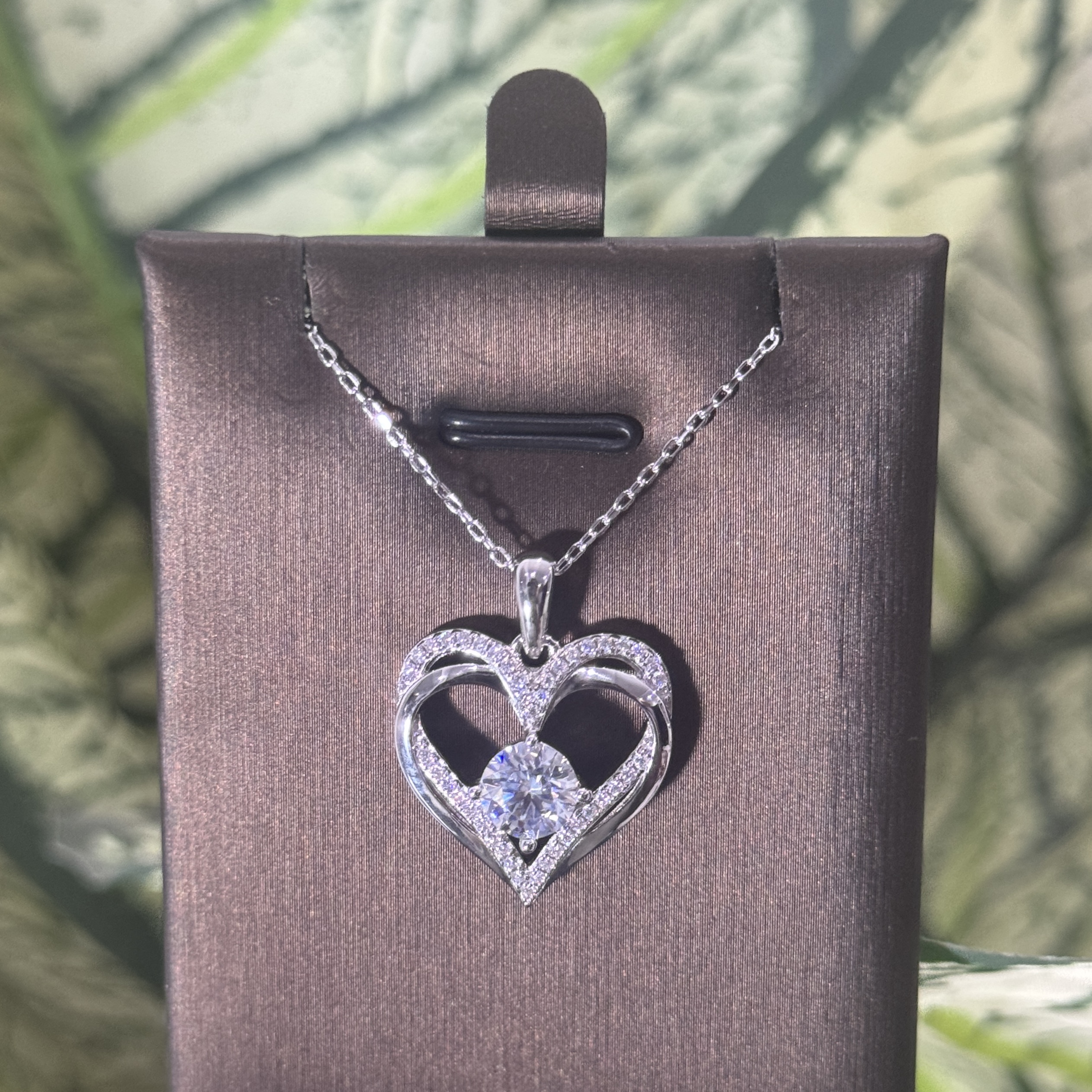 7.5-pointer Double Heart Necklace