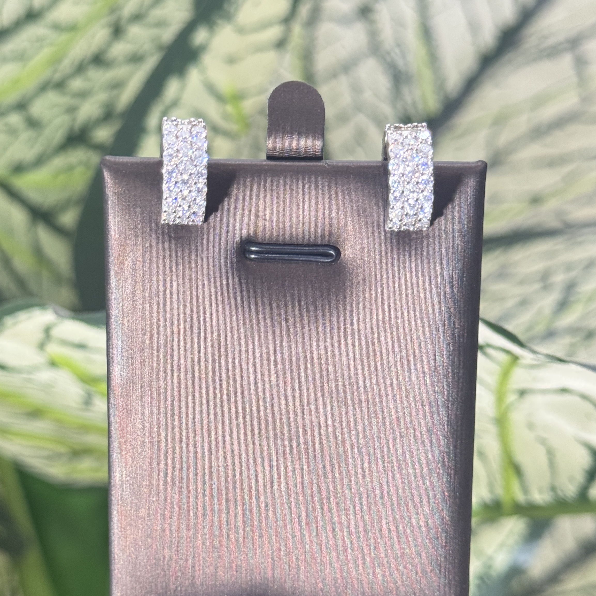 Bold Three-Row Hoop Earring