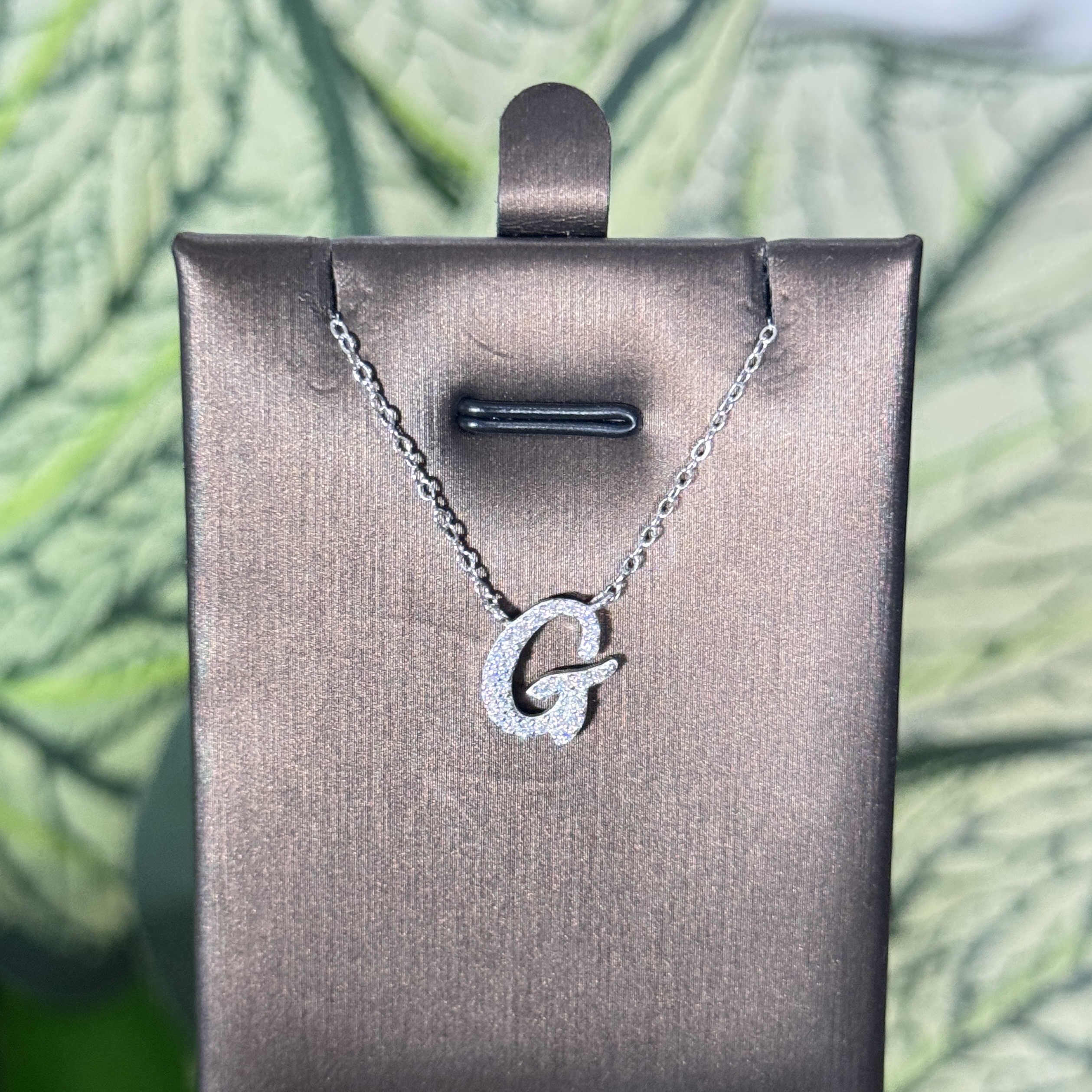 G Initial necklace