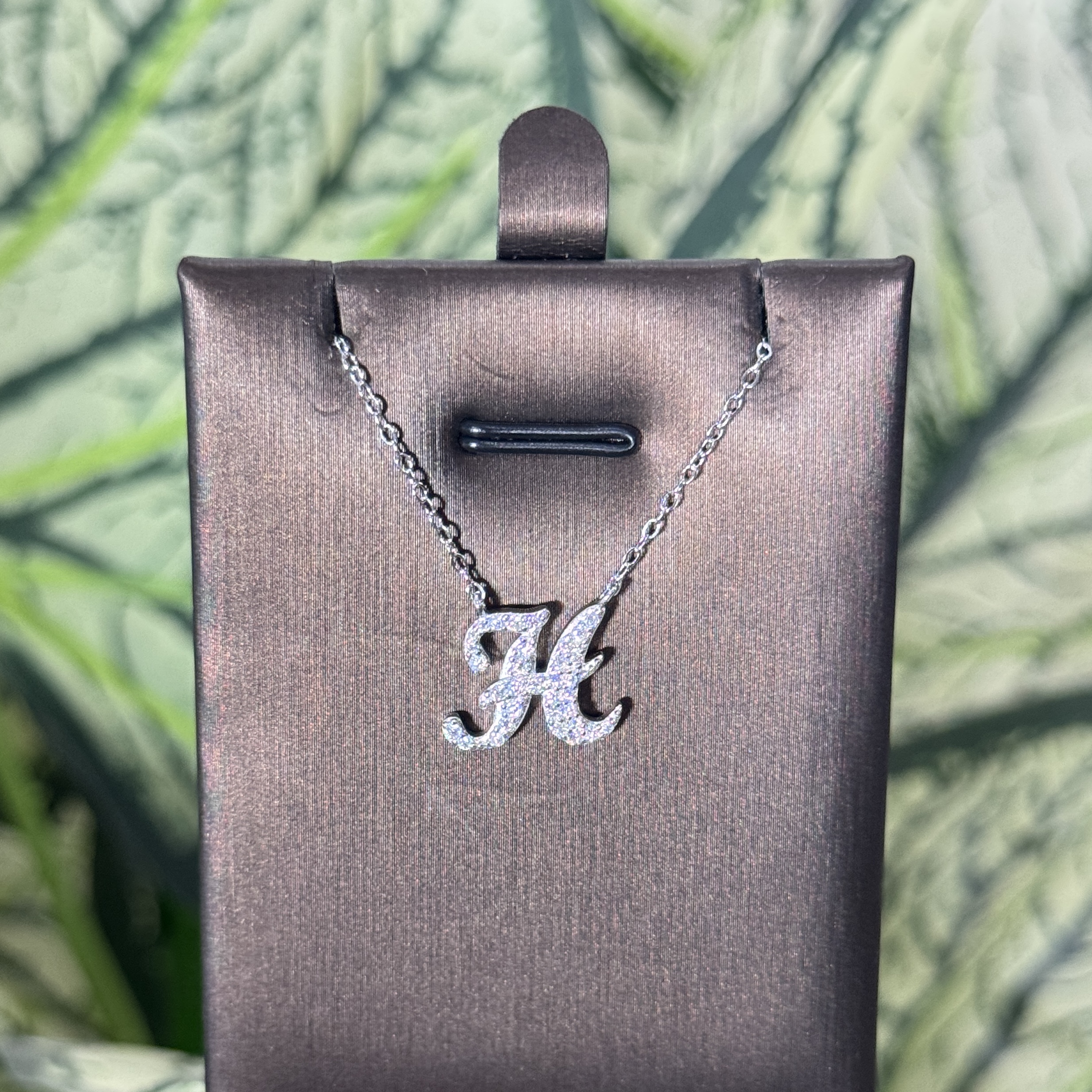 H Initial necklace
