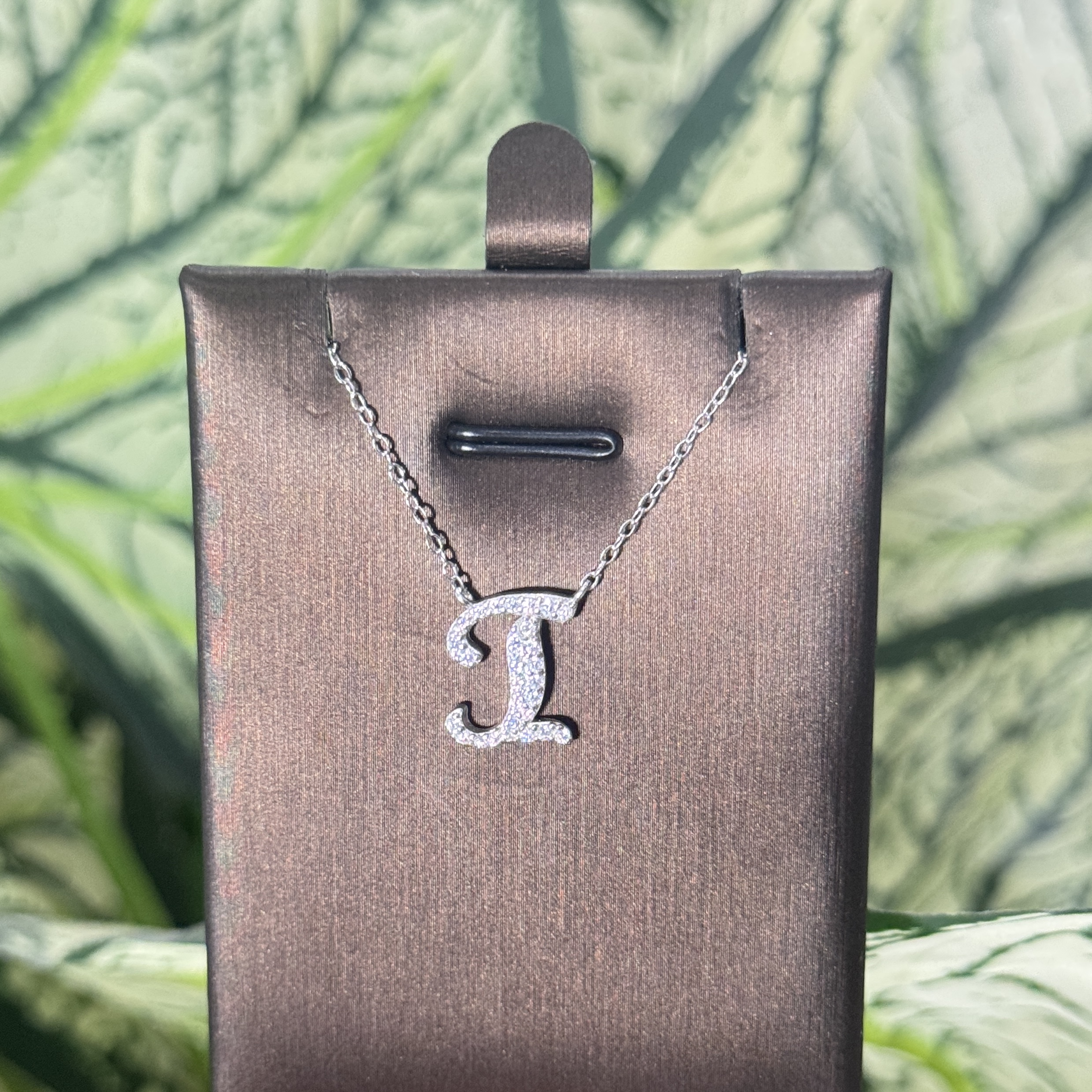 I Initial necklace