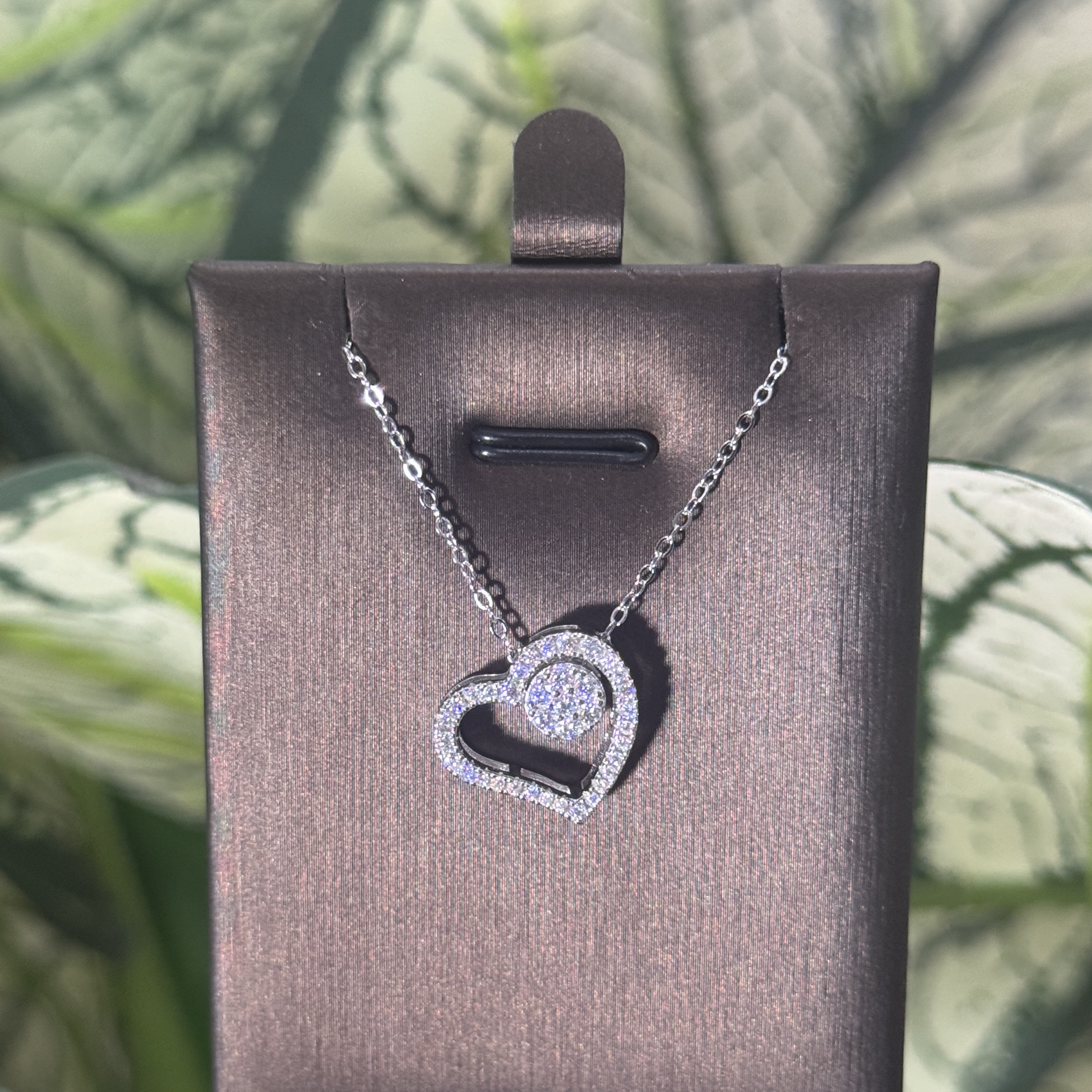 Floating Round Brilliant Necklace