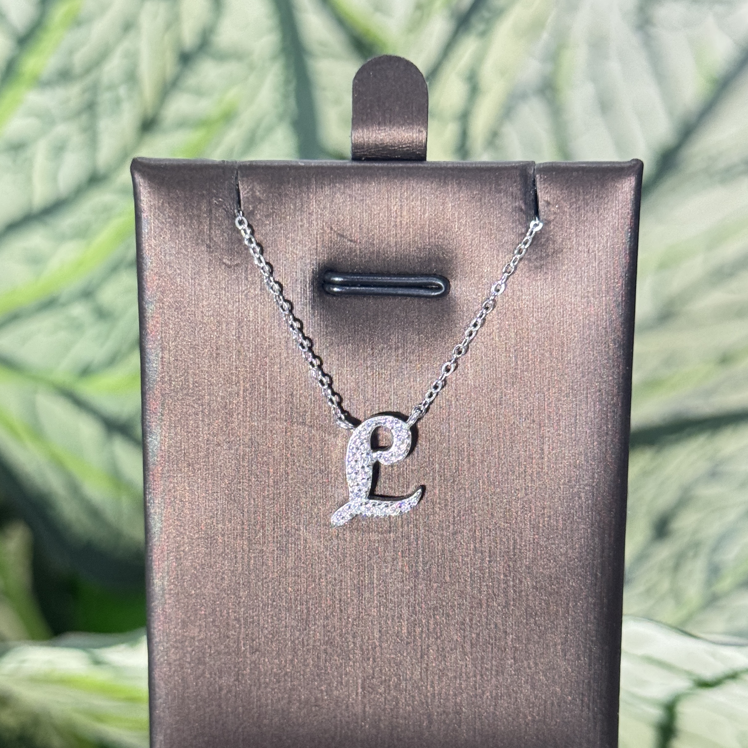 L Initial necklace