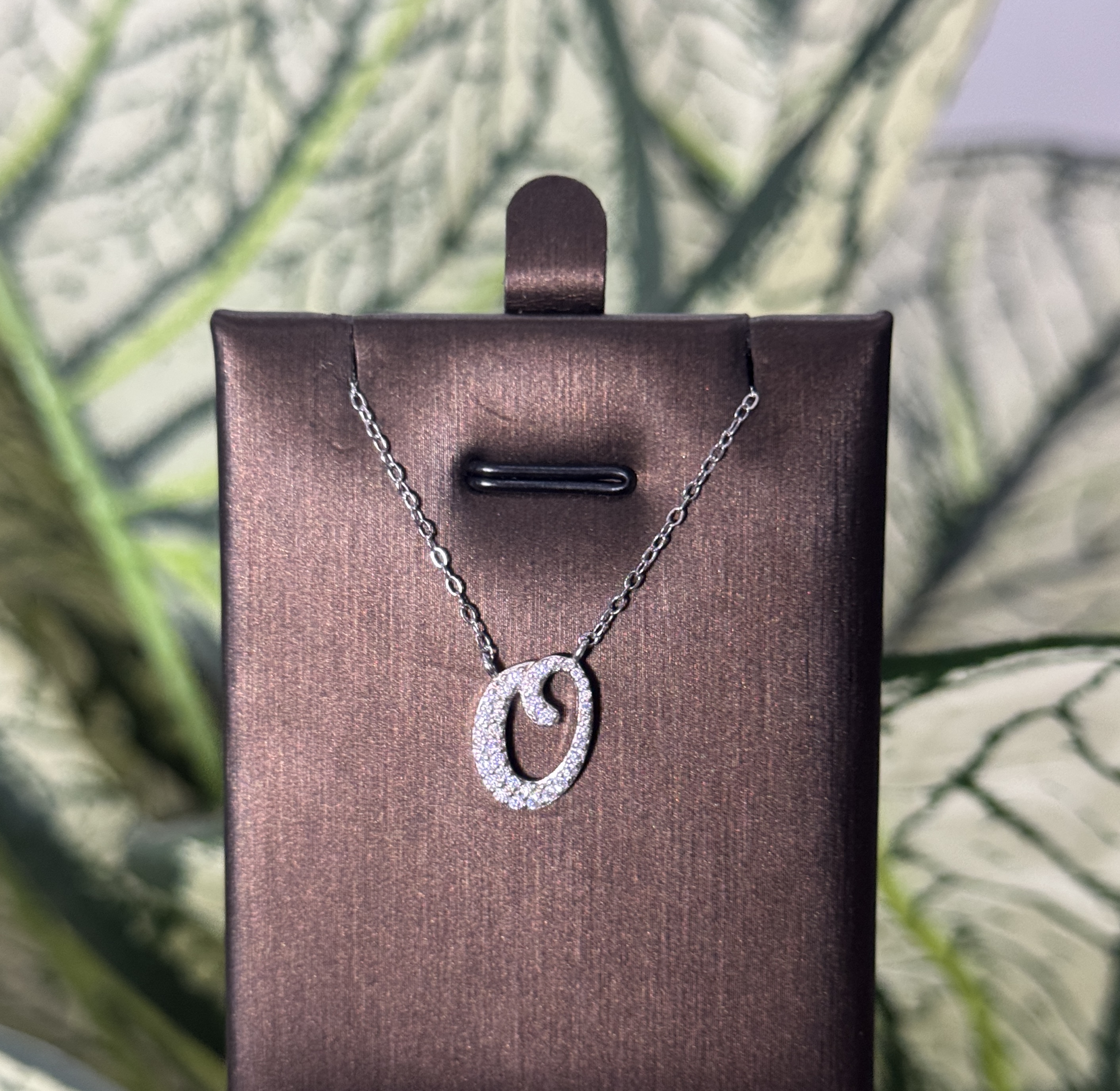 O Initial necklace