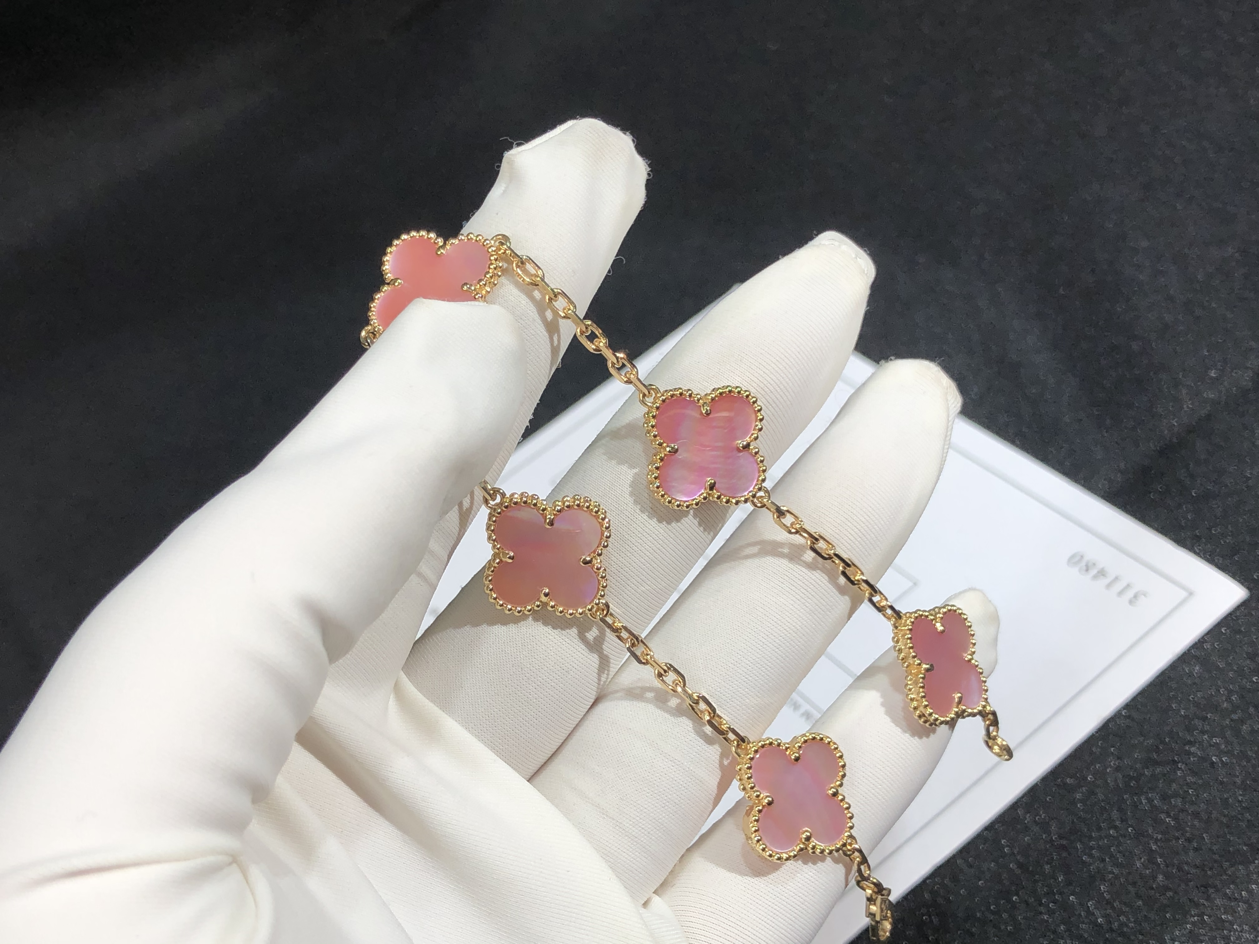 Pink-Mother-Of Pearl Bracelets