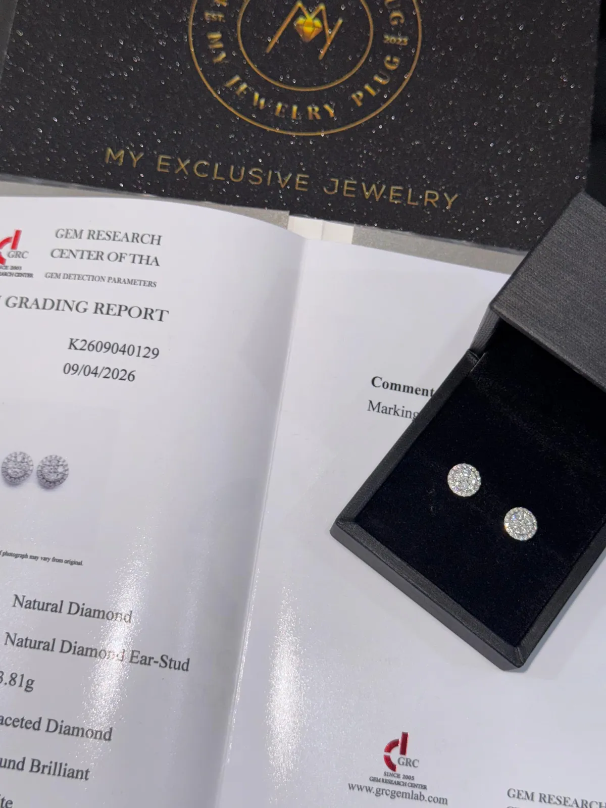0.82ctw Round Brilliant Earrings